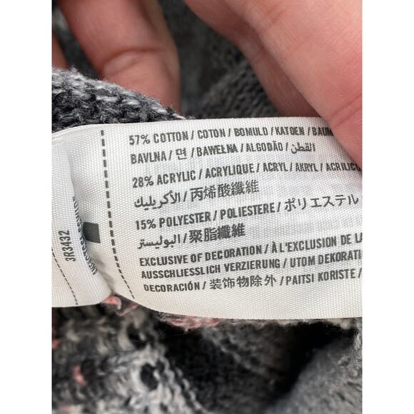 Hollister Aztec Y2K Cardigan Sweater Womens Size L Bella Swan Grandpa Core Boho - Picture 10 of 12